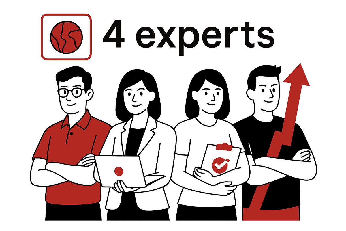 Une equipe de 4 experts